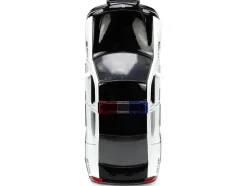 2006 Dodge Charger Police Black White Policia Civil Fast & Furious Series 1/24 Diecast Model Car Jada 33665