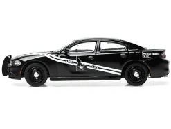2023 Dodge Charger Pursuit "Idaho State Police" Black with White Stripes 1/64 Diecast Model by IXO Models