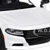 2023 Dodge Charger Pursuit Police Car White "Custom Builder's Kit - Law Enforcement and Public Service" Series 1/24 Diecast Model Car by Motormax