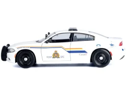 2023 Dodge Charger Pursuit Police Car "RCMP (Royal Canadian Mounted Police)" White "Law Enforcement and Public Service" Series 1/24 Diecast Model Car by Motormax