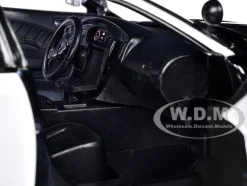 2023 Dodge Charger Pursuit Police Car "LAPD (Los Angeles Police Department)" Black and White "Law Enforcement and Public Service" Series 1/24 Diecast Model Car by Motormax