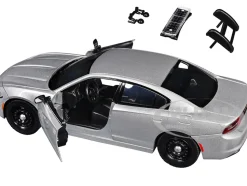 2023 Dodge Charger Pursuit Police Car Silver Metallic 