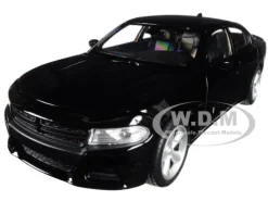 2016 Dodge Charger R/T Black 1/24 - 1/27 Diecast Model Car Welly 24079