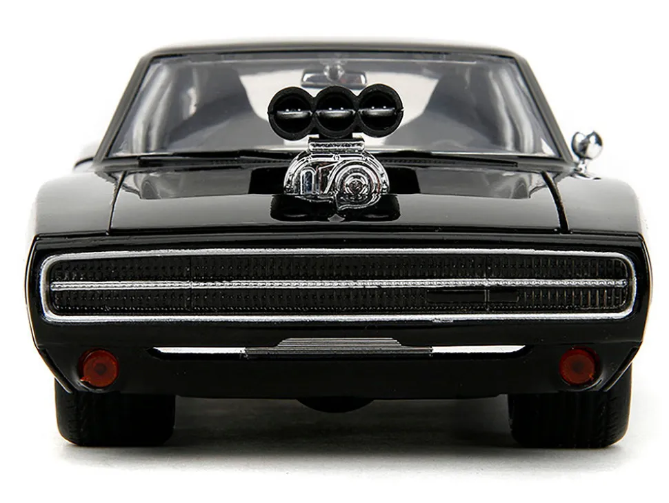 1970 Dodge Charger R/T Black "Fast X" (2023) Movie "Fast & Furious" Series 1/24 Diecast Model Car by Jada