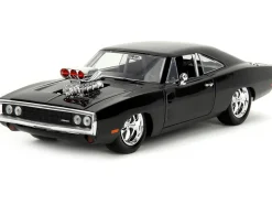 Dodge Charger R/T Black with Dom Diecast Figure