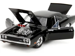 Dodge Charger R/T Black with Dom Diecast Figure