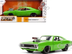 1970 Dodge Charger R/T Bright Green with Black Tail Stripe 