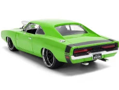 1970 Dodge Charger R/T Bright Green with Black Tail Stripe 