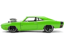 1970 Dodge Charger R/T Bright Green with Black Tail Stripe 