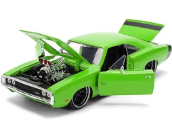 1970 Dodge Charger R/T Bright Green with Black Tail Stripe 