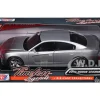 2011 Dodge Charger R/T Hemi Silver 1/24 Diecast Model Car Motormax 73354