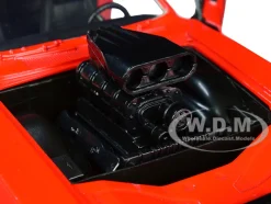 1970 Dodge Charger R/T Voodoo Charger Red Black Bigtime Muscle 1/24 Diecast Model Car Jada 32703
