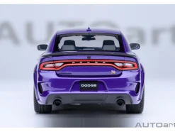 Dodge Charger Scat Pack Widebody Plum Crazy Purple Metallic 1/18 Model Car by Autoart