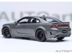 Dodge Charger Scat Pack Widebody Destroyer Gray 1/18 Model Car by Autoart