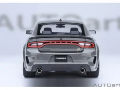 Dodge Charger Scat Pack Widebody Destroyer Gray 1/18 Model Car by Autoart