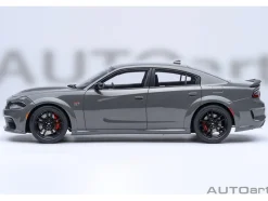Dodge Charger Scat Pack Widebody Destroyer Gray 1/18 Model Car by Autoart