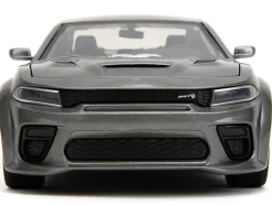 2021 Dodge Charger SRT Hellcat Gray Metallic Fast & Furious Series 1/24 Diecast Model Car Jada 34472