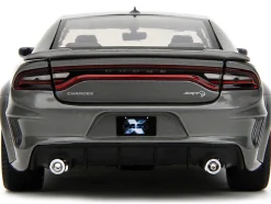 2021 Dodge Charger SRT Hellcat Gray Metallic Fast & Furious Series 1/24 Diecast Model Car Jada 34472