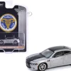 2018 Dodge Charger SRT 392 Silver Metallic with Black Stripe "Mr. Norm Heritage GSS Charger" "Hobby Exclusive" Series 1/64 Diecast Model Car by Greenlight