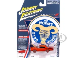 1970 Dodge Coronet Super Bee "Mr. Norm's" Hemi Orange with Black Stripes "Muscle Cars USA" Series 1/64 Diecast Model Car by Johnny Lightning