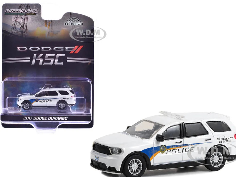 2017 Dodge Durango White "Kennedy Space Center" (KSC) Security Police Traffic Enforcement "Hobby Exclusive" 1/64 Diecast Model Greenlight 30285