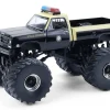 1983 Dodge Ram W350 Monster Truck "Florida Highway Patrol" Black with Cream Top and Stripes "Kings of Crunch - Hot Pursuit" Special Edition 1/64 Diecast Model Car by Greenlight