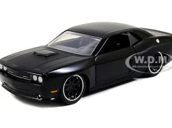 Dom's Dodge Challenger SRT8 Black Fast & Furious Movie 1/32 Diecast Model Car Jada 97384