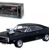 Dom's 1970 Dodge Charger Black "The Fast and The Furious" Movie (2001) 1/43 Diecast Car Model Greenlight 86201