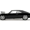 Dom's 1970 Dodge Charger R/T Black and Brian's Toyota Supra Orange with Graphics Set of 2 Cars "Fast & Furious 25th Anniversary" "Fast & Furious" Series 1/24 Diecast Model Cars by Jada