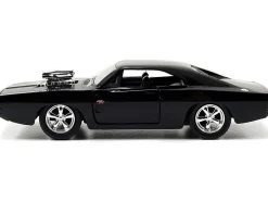 Dom's Dodge Charger R/T Black Fast & Furious 7 2015 Movie 1/32 Diecast Model Car Jada 97042