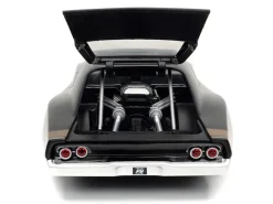 Dom's 1968 Dodge Charger Widebody Matt Black Fast & Furious 9 F9 2021 Movie 1/24 Diecast Model Car Jada 32614