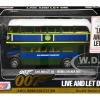 Double Decker Bus San Monique Transport James Bond 007 Live and Let Die 1973 Movie James Bond Collection Series Diecast Model Motormax 79846