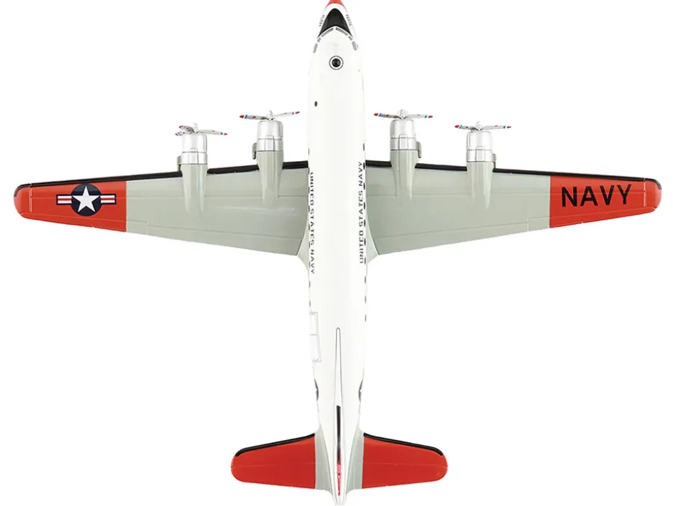 Douglas C-54Q Skymaster Transport Aircraft "US Navy Test Pilot School" (1973) United States Navy "Airliner Series" 1/200 Diecast Model by Hobby Master