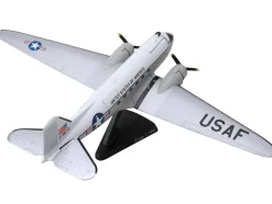 Douglas C-47 Skytrain Transport Aircraft "United States of America" United States Air Force 1/144 Diecast Model Airplane by Postage Stamp