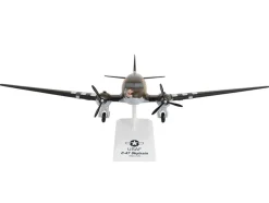 Douglas C-47 Skytrain Transport Aircraft "Stoy Hora, United States Army Air Forces" (292717) Olive Drab (Snap-Fit) 1/80 Plastic Model by Skymarks