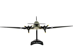 Douglas C 47 Skytrain Transport Aircraft Tico Belle 82nd Airborne Division D Day 1945 United States Army Air Forces 1/144 Diecast Model Airplane Postage Stamp PS5558-3