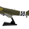 Douglas C 47 Skytrain Transport Aircraft Stoy Hora 440th Troop Carrier Group DDay 1945 United States Army Air Forces 1/144 Diecast Model Airplane Postage Stamp PS5558-2