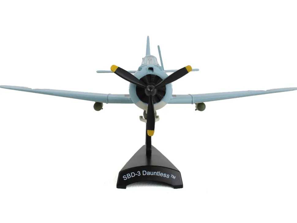 Douglas SBD 3 Dauntless Aircraft 4 1S 13 United States Navy 1/87 Diecast Model Airplane Postage Stamp PS5563-1