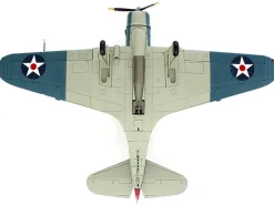 Douglas TBD-1 Devastator Bomber Aircraft "Lt. Cdr. James Brett, VT-2, USS Lexington" (1942) United States Navy "SkyMax Models" Series 1/72 Diecast Model by Hobby Master