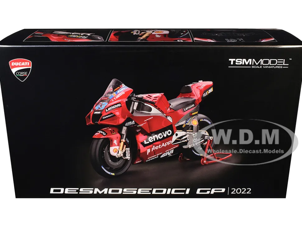 Ducati Desmosedici #43 Jack Miller "Presentation" "MotoGP World Championship" (2022) 1/12 Motorcycle Model by True Scale Miniatures