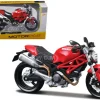 Ducati Monster 696 Red Motorcycle 1/12 Diecast Model Maisto 31189