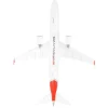 Embraer E190 Commercial Aircraft "QantasLink" (VH-UZD) White with Red Tail (Snap-Fit) 1/100 Plastic Model by Skymarks