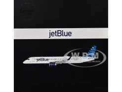 Embraer ERJ-190 Commercial Aircraft "JetBlue Airways" (N323JB) White with Blue Striped Tail "Gemini 200" Series 1/200 Diecast Model Airplane by GeminiJets