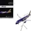 Embraer ERJ-175 Commercial Aircraft "Alaska Airlines/Horizon - University of Washington Huskies" (N662QX) Purple with Gold Tail "Gemini 200" Series 1/200 Diecast Model Airplane by GeminiJets