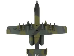 Fairchild Republic A 10A Thunderbolt II Warthog Aircraft Flying Tigers First American Volunteer Group of the Republic of China Air Force 1/140 Diecast Model Airplane Postage Stamp PS5375-4