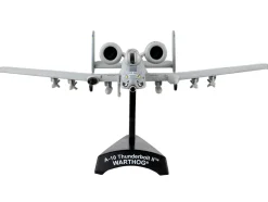Fairchild Republic A 10 Thunderbolt II Warthog Aircraft 163rd Fighter Squadron Blacksnakes United States Air Force 1/140 Diecast Model Airplane Postage Stamp PS5375-3