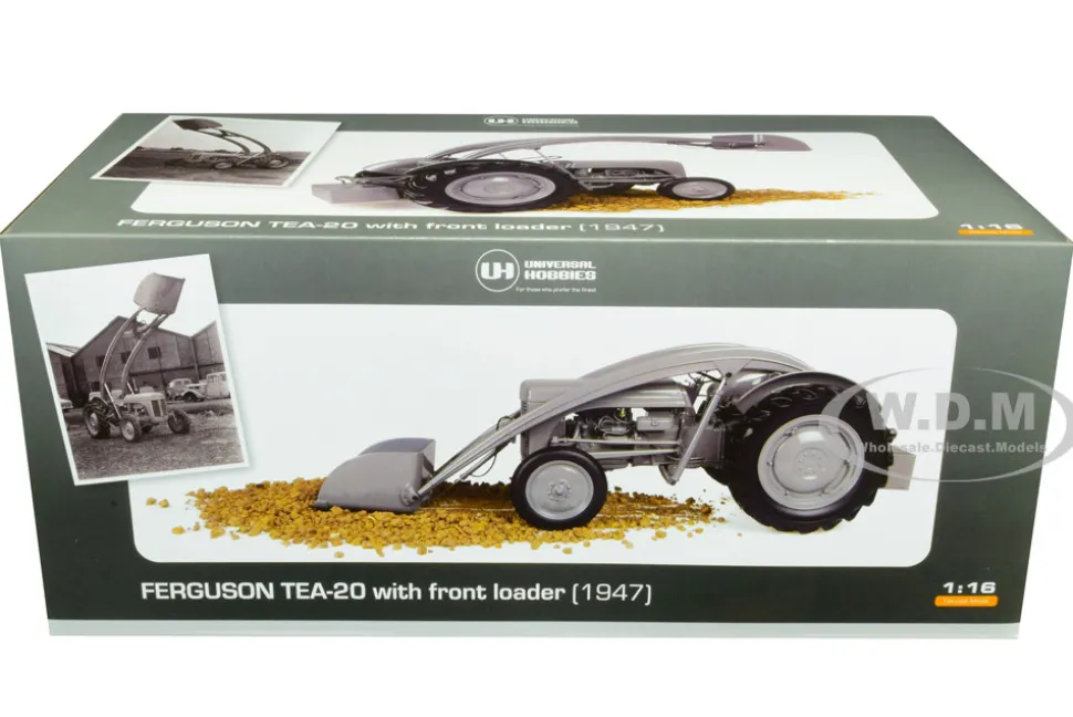 1947 Ferguson TEA-20 Tractor Front Loader and Weight 1/16 Diecast Model Universal Hobbies UH4171