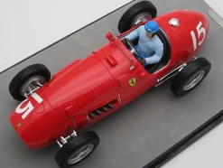 Ferrari 500 #15 Alberto Ascari Winner Formula Two F2 England GP 1952 with Driver Figure Mythos Series Limited Edition to 70 pieces Worldwide 1/18 Model Car Tecnomodel TMD18-66B