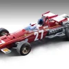 Ferrari 312B #27 Jacky Ickx Formula One F1 Belgian GP 1970 with Driver Figure Mythos Series Limited Edition to 75 pieces Worldwide 1/18 Model Car Tecnomodel TMD18-64C