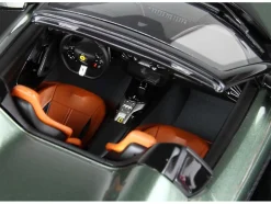 Ferrari 12Cilindri Spider Tuscany Green Metallic Limited Edition to 112 pieces Worldwide 1/18 Model Car by BBR